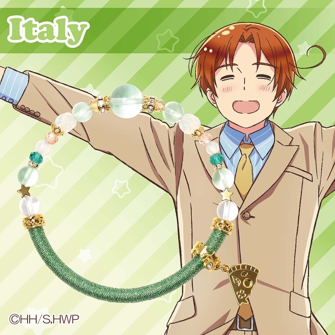 Hetalia World Stars Italy Feliciano Vargas Wind Cord Braclet Jewelry Limited