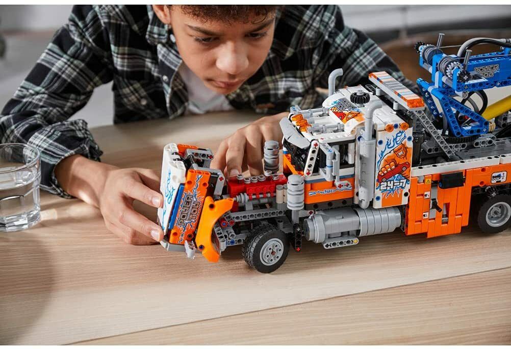 LEGO Technic Large Tow Truck 42128 Crane Building Set, Engineering Series Japan