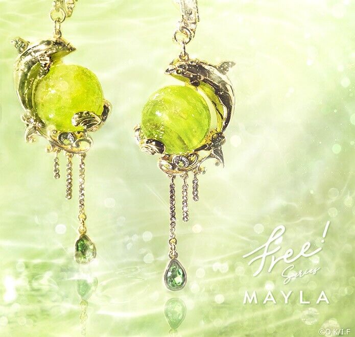 Free! Makoto Tachibana Iconique Object Earrings Jewelry Kyoto Animation Japan