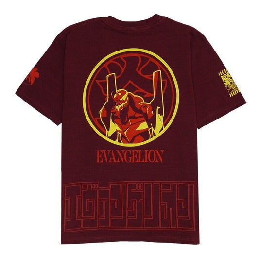 Evangelion Unit 02 Asuka Shikinami Langley Burgundy XL Size Unisex Japan Limited