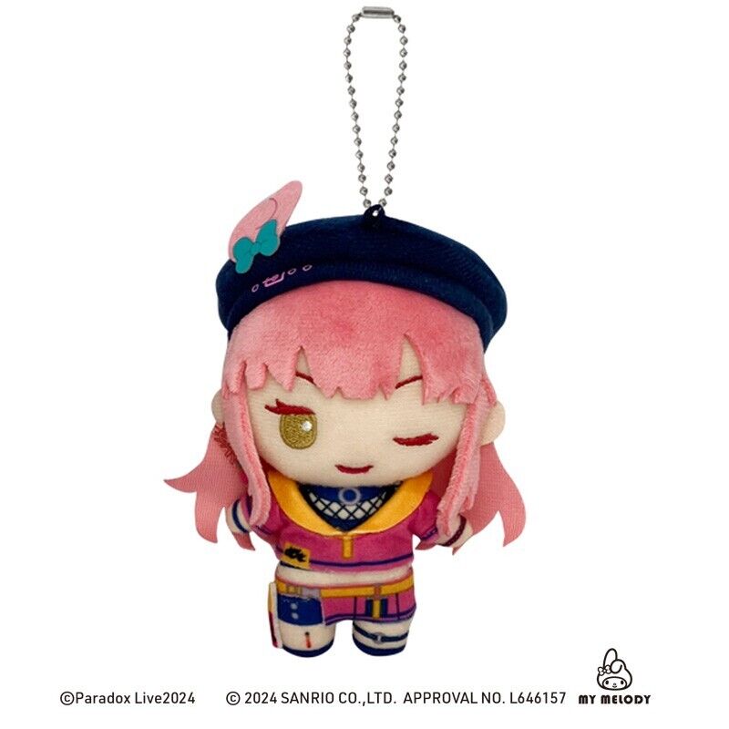 Paradox Live BAE Anne Faulkner Sanrio My Melody Mini Plush w/ Ballchain