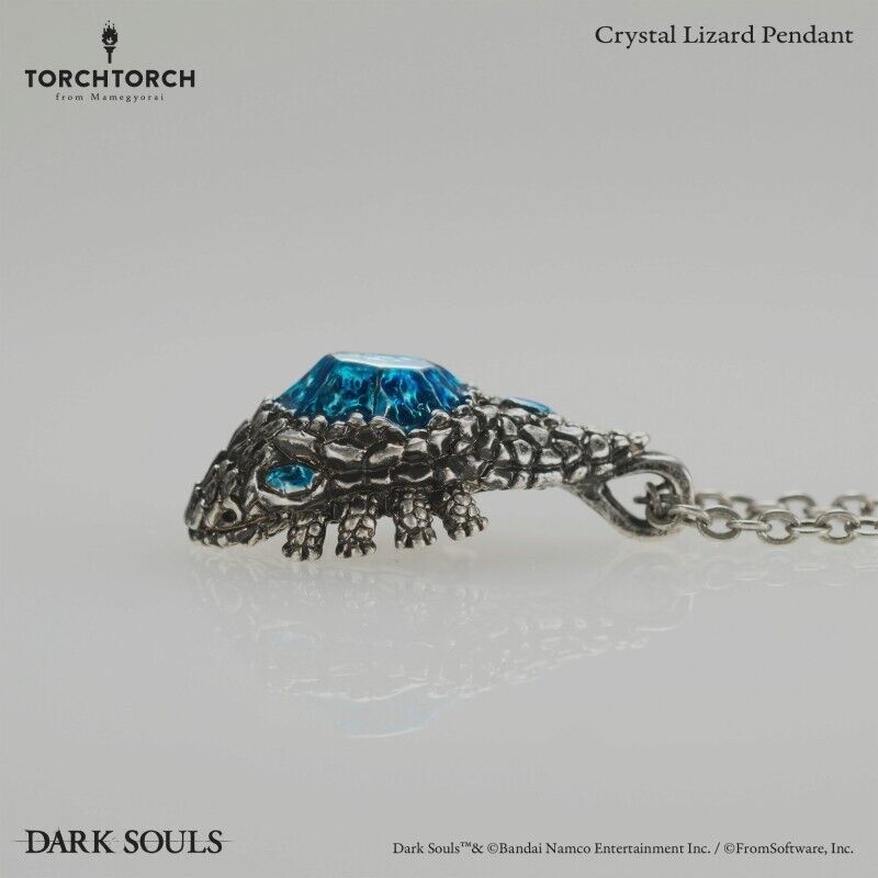 DARK SOULS Crystal Lizard Pendant Necklace w/ Box TORCH TORCH Japan