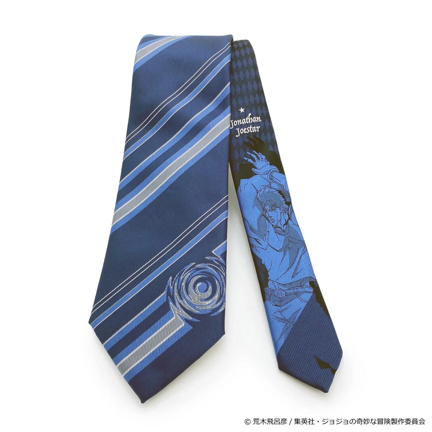 JoJo's Bizarre Adventure Pt.1 Phantom Blood Jonathan Joestar Tie Necktie Navy