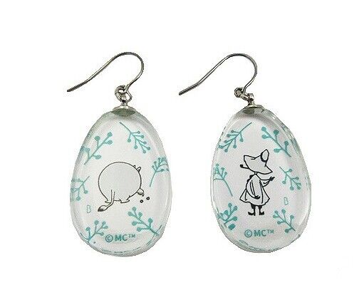 Moomin Snufkin Glass Earrings Japan Limited