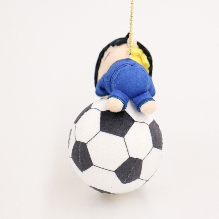 Blue Lock Meguru Bachira Soccer Ball Squeeze Mini Plush w/ Ballchain Japan LTD