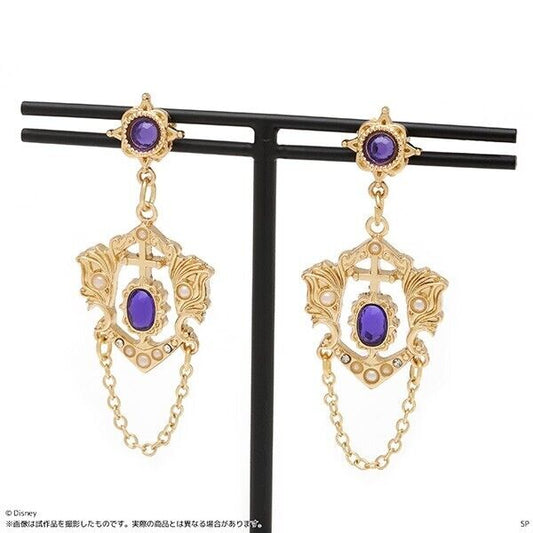 Disney Twisted Wonderland Pomefiore Vil Schoenheit Earrings Japan Limited