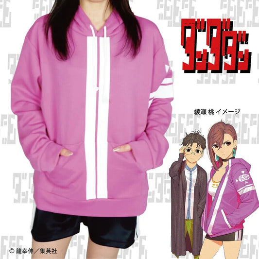 DAN DADAN Dandadan Momo Ayase Model Hoodie & Short Pants Set L Cosplay