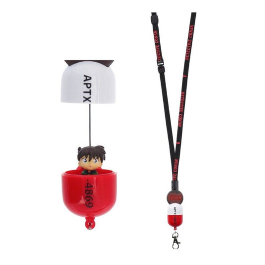 Detective Conan Shinichi Kudo APTX4869 Reel Neck Strap Japan Limited