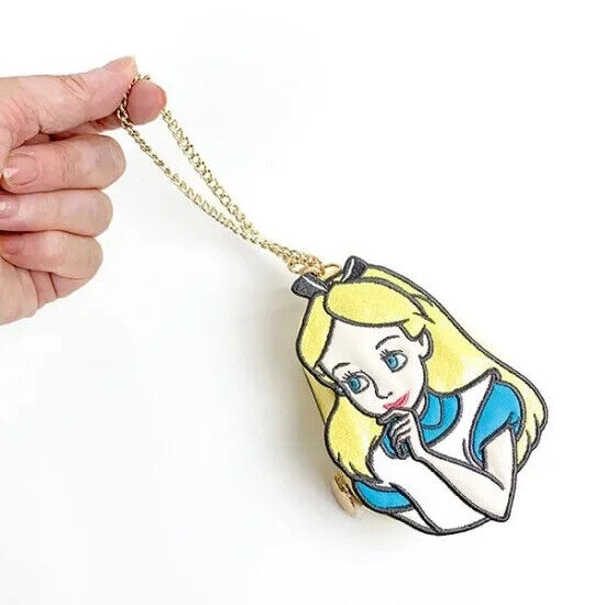 Disney Alice in Wonderland Diecut Pouch Bag Charm Accommode Japan Limited