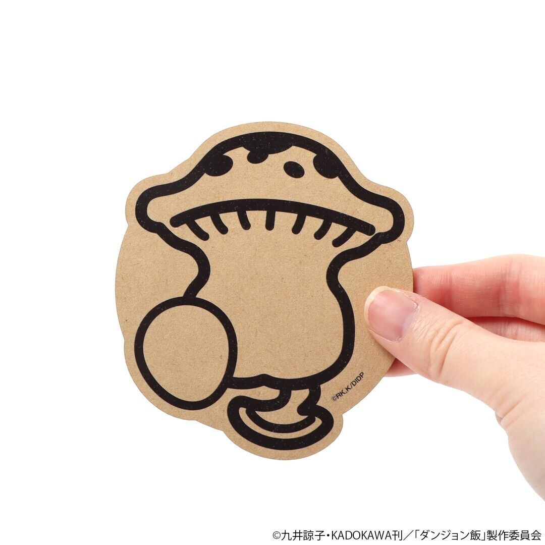 Delicious in Dungeon Walking Mushroom Mug Cup w/ Coaster Japan Limited