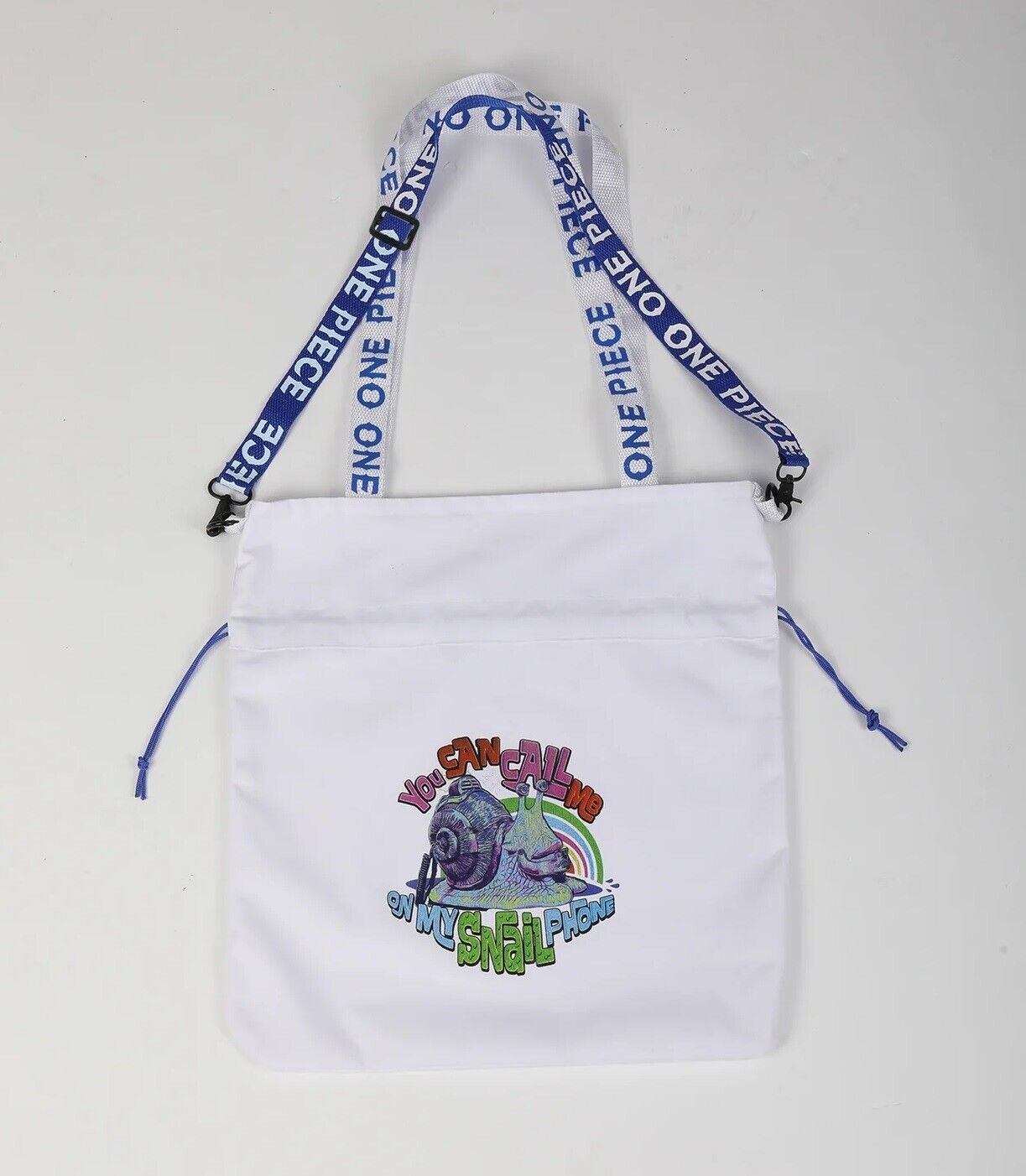 Netflix ONE PIECE Live Action Transponder Snail Den Den Mushi Drawstring Bag