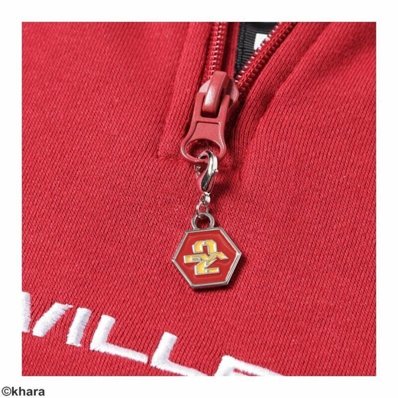 Evangelion WILEE Unit 02 Asuka Shikinami Langley Half Zip Sweatshirt Red L Size