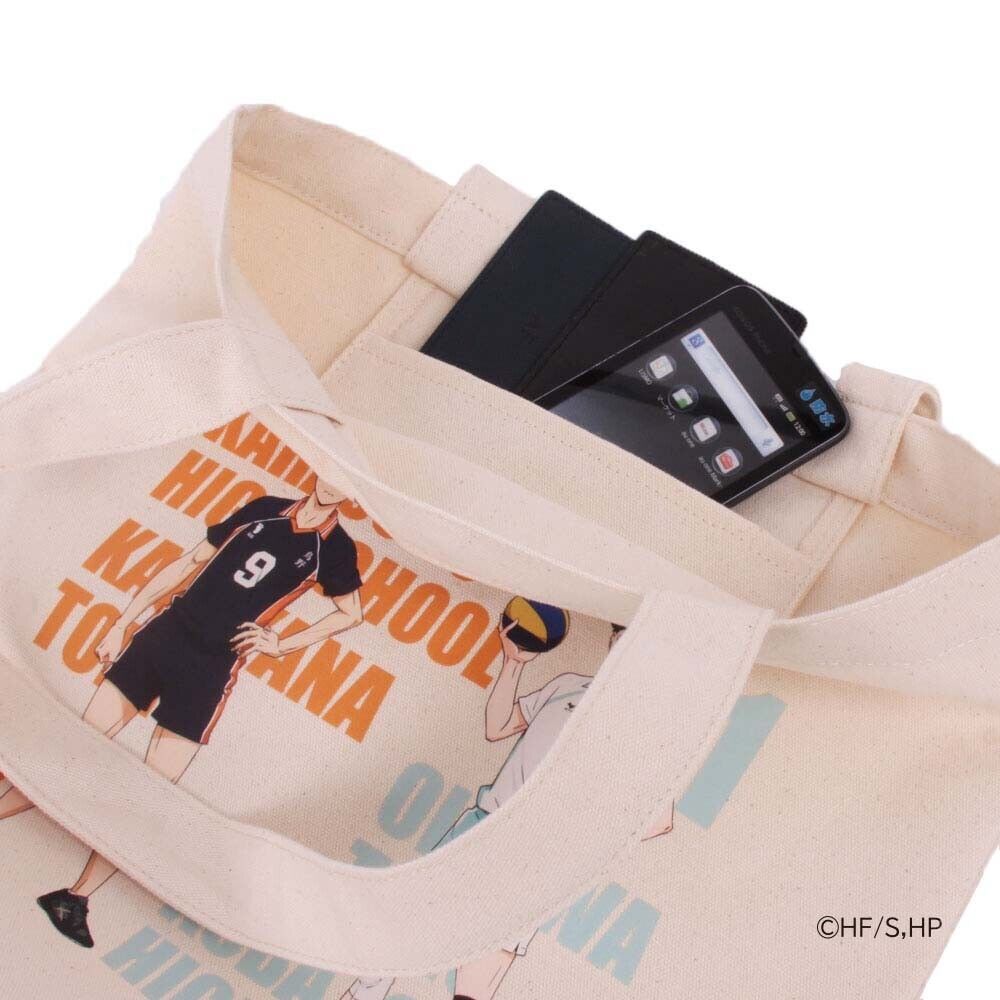 Haikyuu!! Haikyu Tobio Kageyama & Tooru Oikawa Tote Bag Canvas 41x36cm Japan LTD