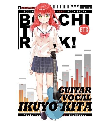 Bocchi the Rock! Ikuyo Kita Full Color T-shirt XL Size Unisex Japan Limited