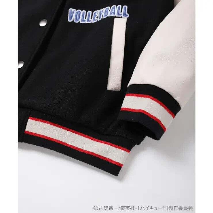 Haikyuu!! Haikyu Nekoma Kenma Kozume Tetsuro Kuroo Stadium Varsity Jacket M Size