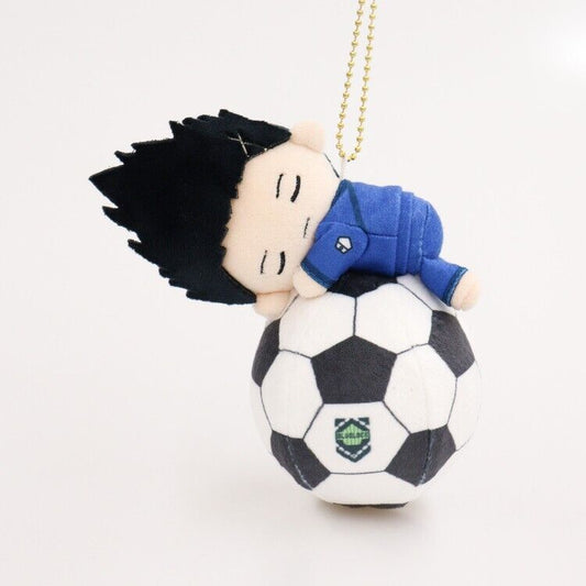 Blue Lock Shoei Baro King Barou Soccer Ball Squeeze Mini Plush w/ Ballchain