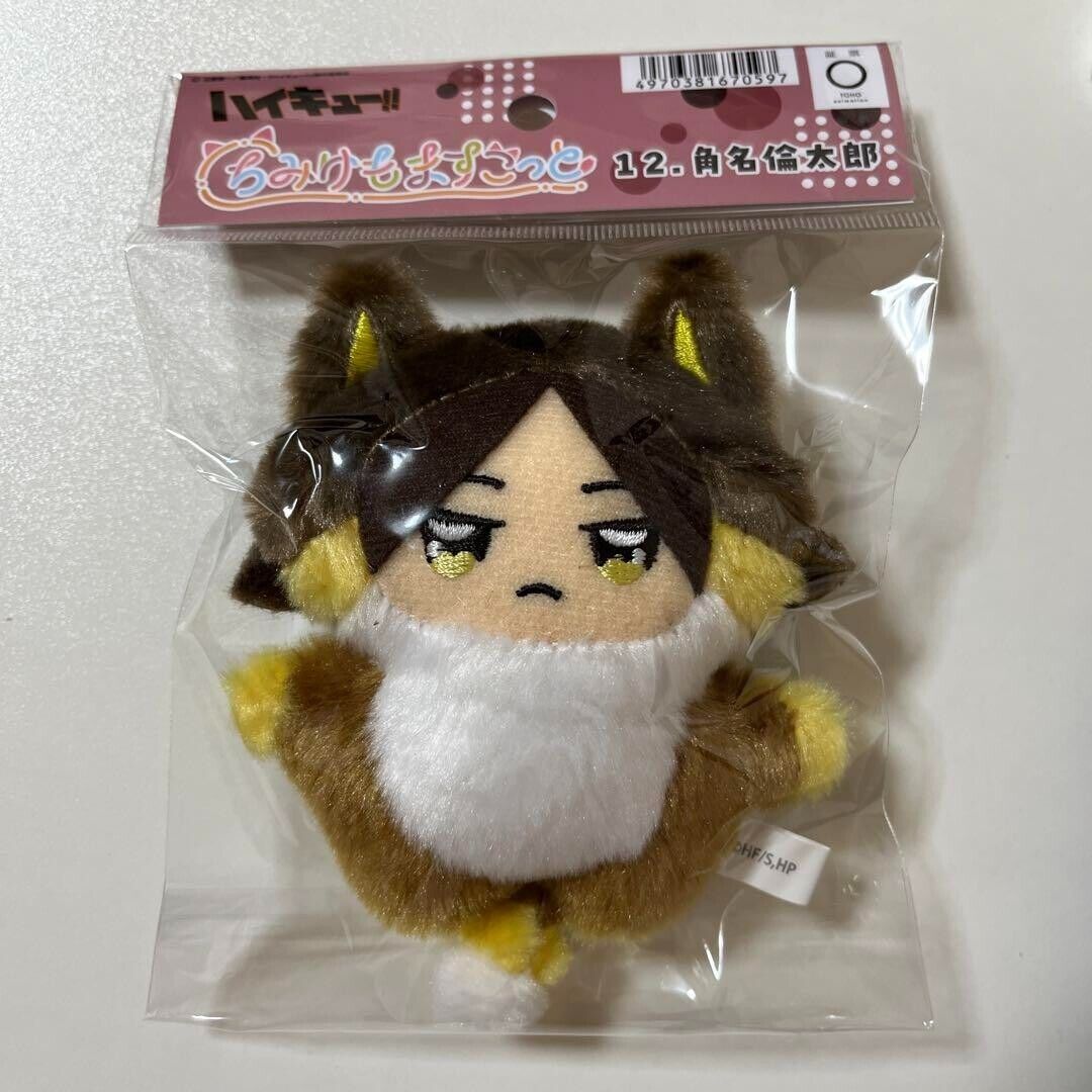 Haikyuu!! Haikyu Rintaro Suna Mini Plush w/ Ballchain Chimikemo Animal Furry Fox