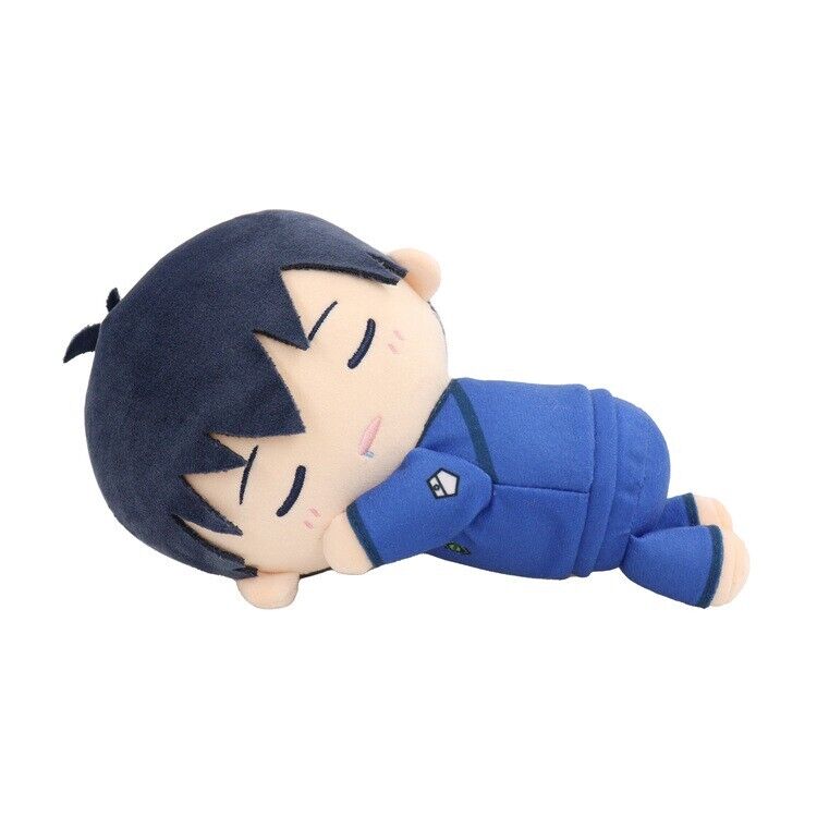 Blue Lock Yoichi Isagi Sleeping Plush Doll 20cm Munyugurumi S Japan Limited