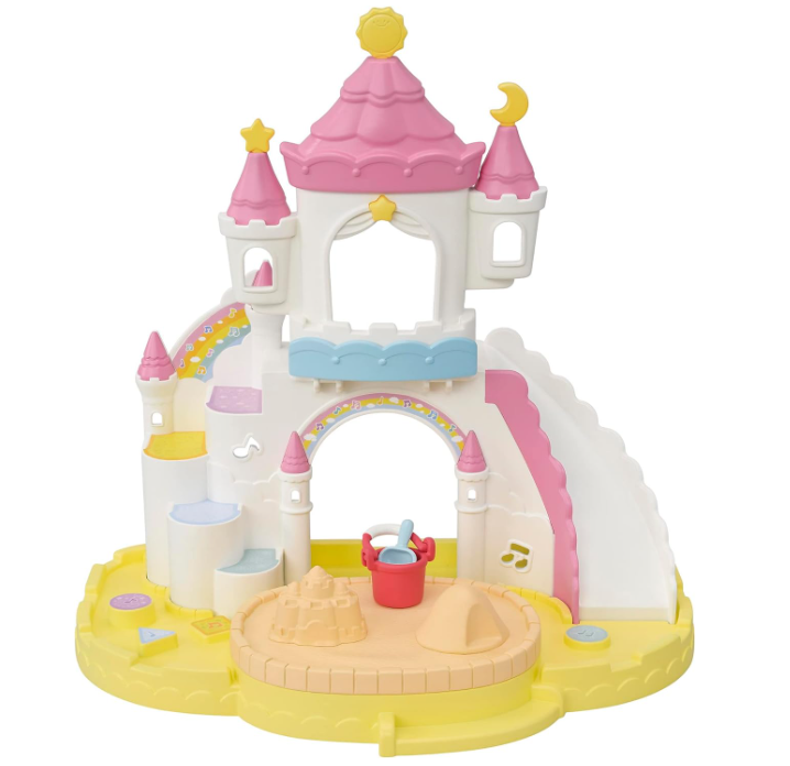 EPOCH S-72 Sylvanian Families Castle sandbox and pool set flora rabbit 2023 NEW