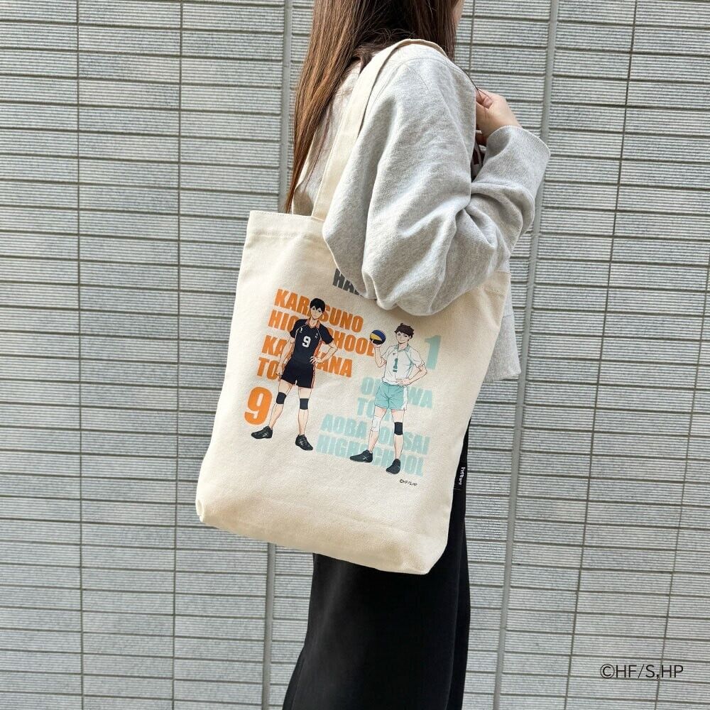 Haikyuu!! Haikyu Tobio Kageyama & Tooru Oikawa Tote Bag Canvas 41x36cm Japan LTD