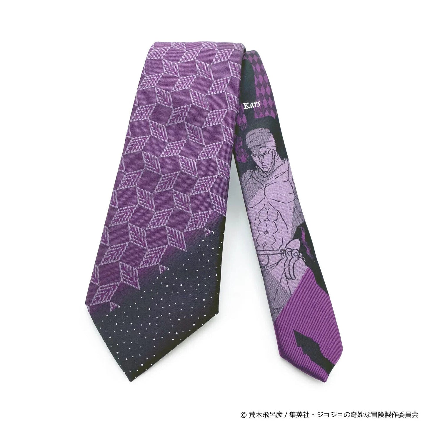 JoJo's Bizarre Adventure Pt.2 Battle Tendency Kars Tie Necktie Purple Japan LTD