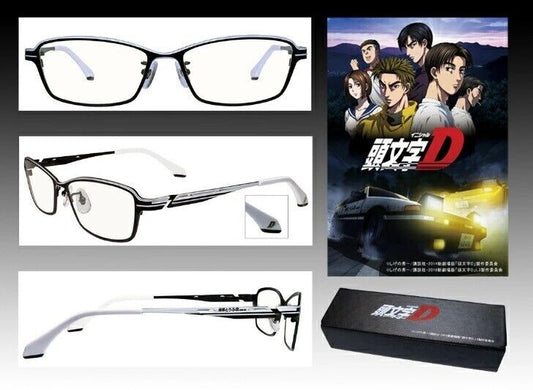 Initial D Takumi Fujiwara Toyota AE86 Eyeglass Glasses Frame Japan Cosplay