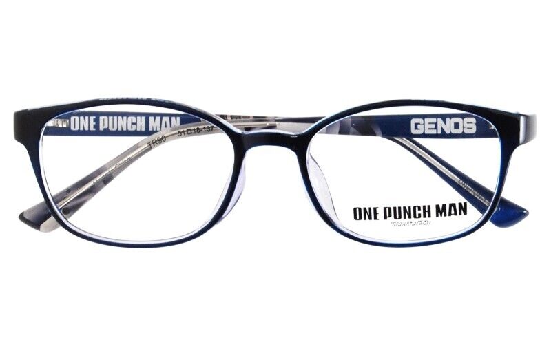 One-Punch Man Genos Model Glasses Frame Wayfare Navy Blue Japan Limited Cosplay