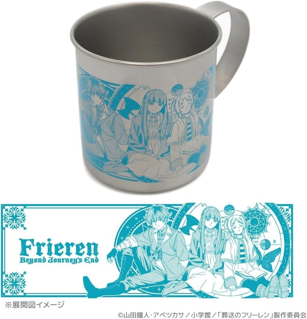 Frieren Beyond Journey's End Fern Stark Stainless Mug Cup 300ml Japan Limited