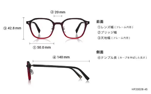 Harry Potter Platform 9 3/4 Eyeglass Glasses Frame Dark Red Owndays Japan