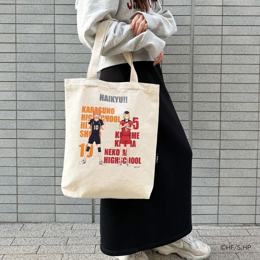 Haikyuu!! Haikyu Shoyo Hinata & Kenma Kozume Tote Bag Canvas 41x36cm Japan LTD