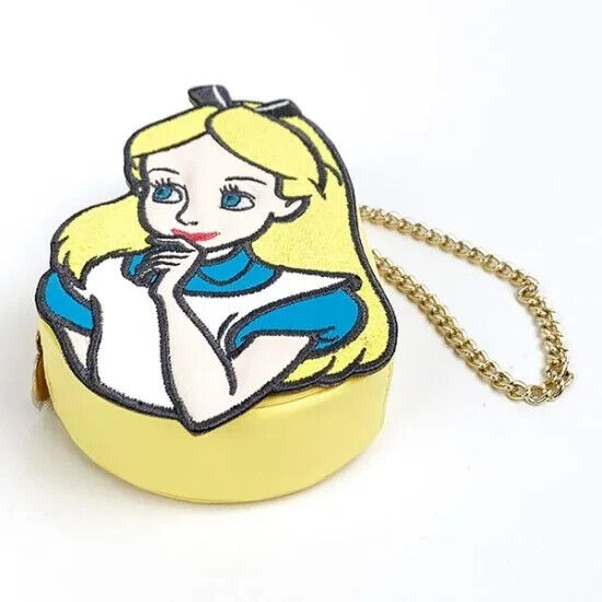 Disney Alice in Wonderland Diecut Pouch Bag Charm Accommode Japan Limited