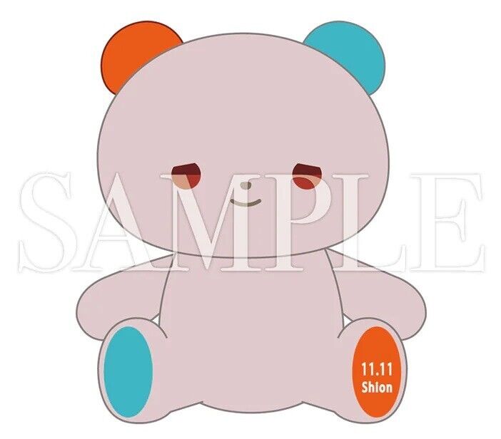 Paradox Live BIRTHDAY BEAR Goku Luck Shion Kaida Plush 2024 Japan Limited