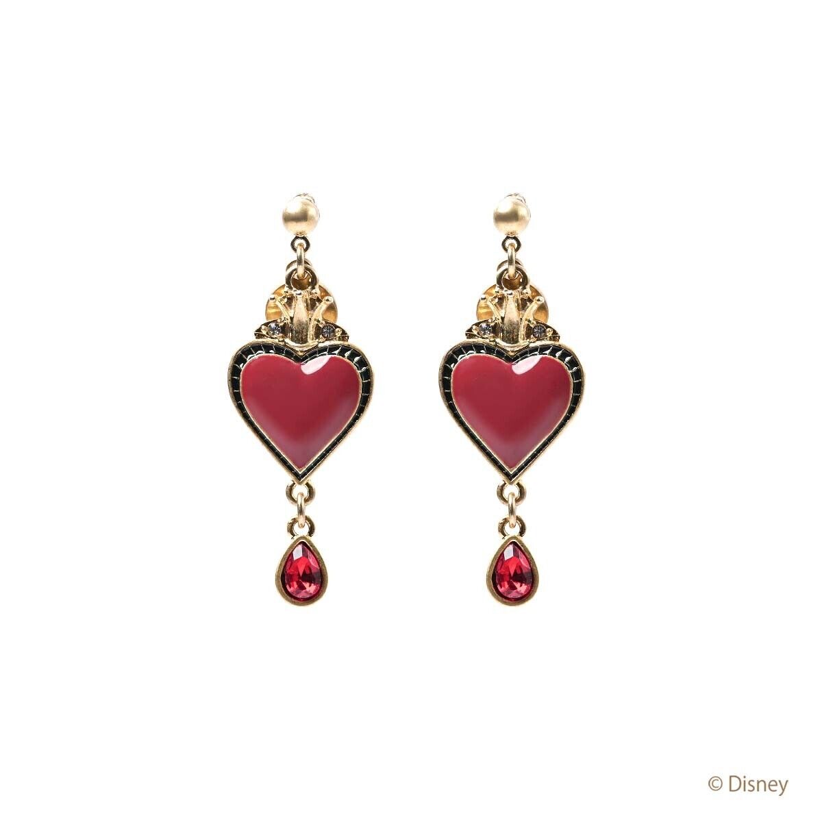 Disney Twisted Wonderland Heartslabyul Dormitory Emblem Iconic Object Earrings