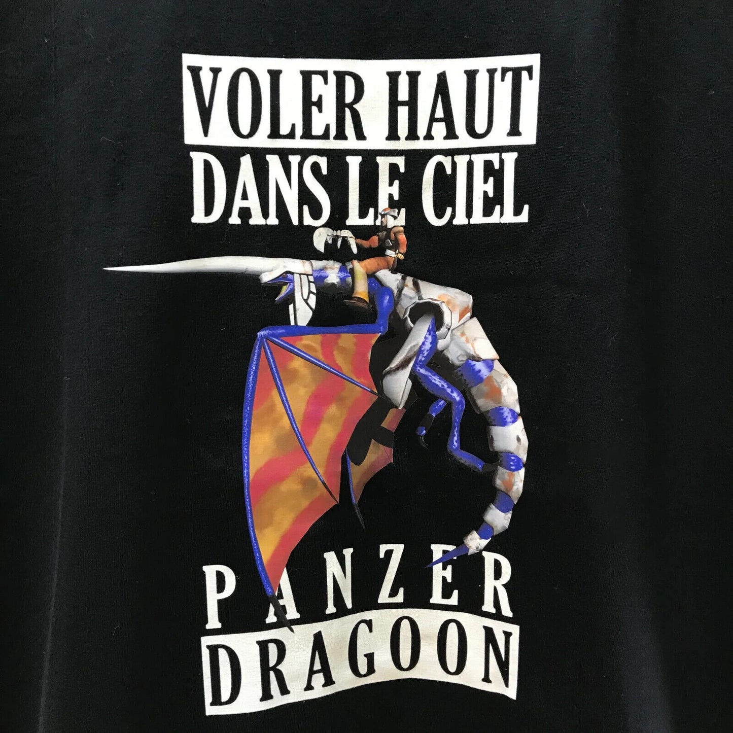 Panzer Dragoon Saga VOLER HAUT DANS LE CIEL T-shirt Black M