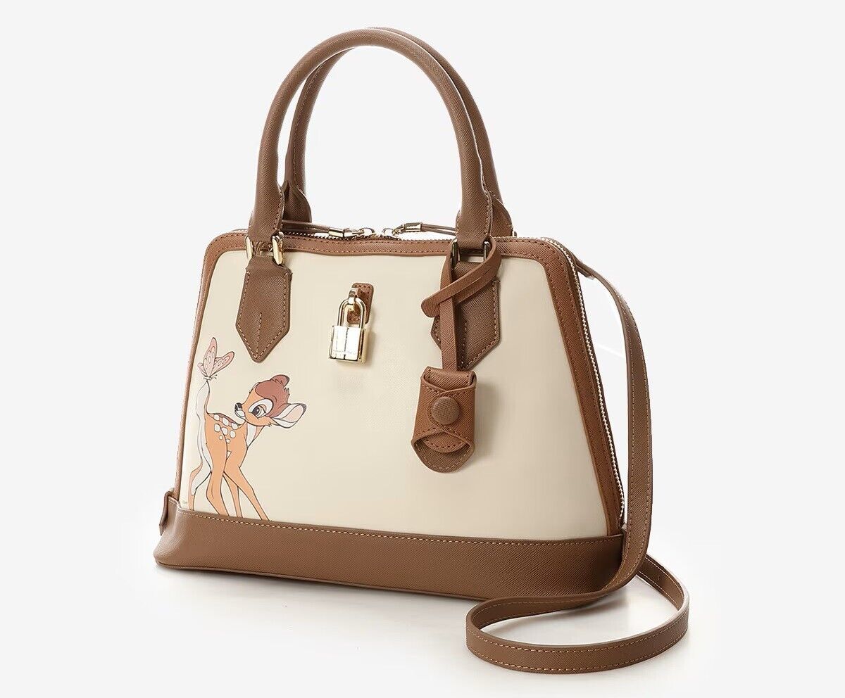 Disney 100th Anniversary Bambi 2way Shoulder Bag Leather Women Samantha Japan