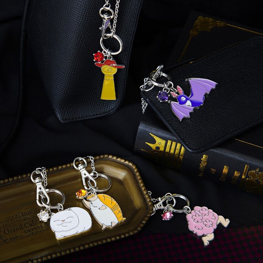 The Vampire Dies in No Time Draluc Hanaikimaru Bat Bag Charm Key Ring Japan LTD