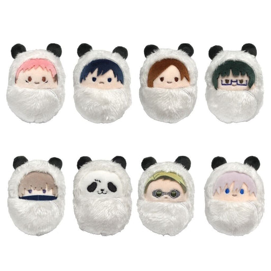 Jujutsu Kaisen Tokyo High Mini Plush Complete 8 Set Kurumi Tapinui Panda Swaddle