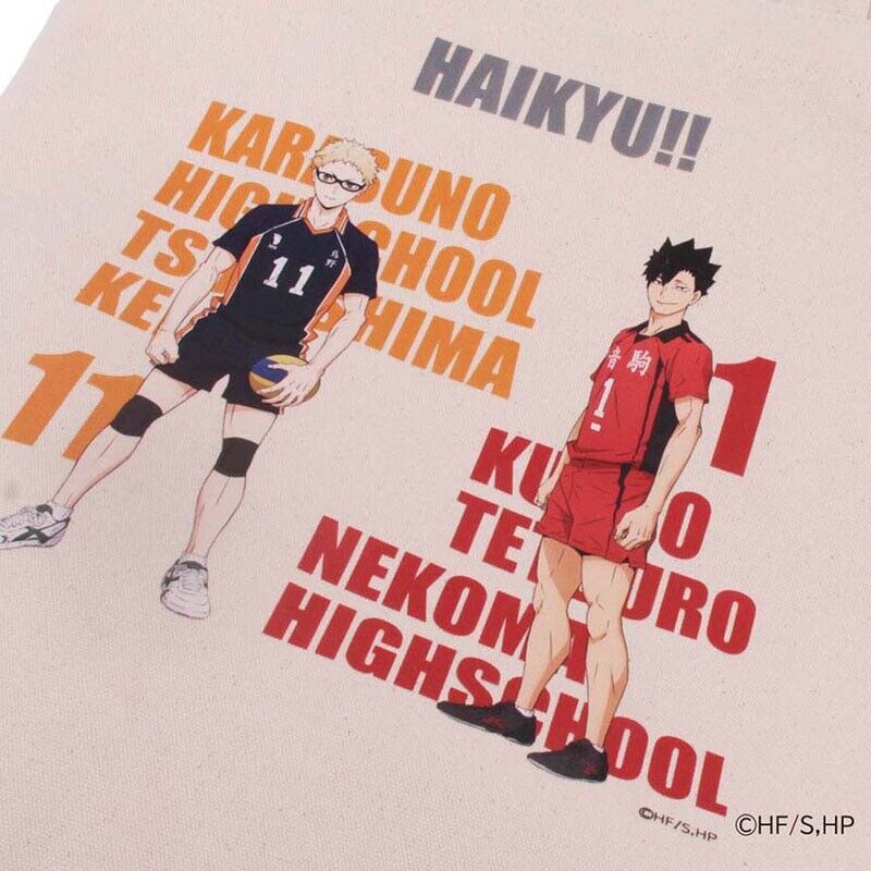 Haikyuu!! Haikyu Kei Tsukishima & Tetsuro Kuroo Tote Bag Canvas 41x36cm Japan