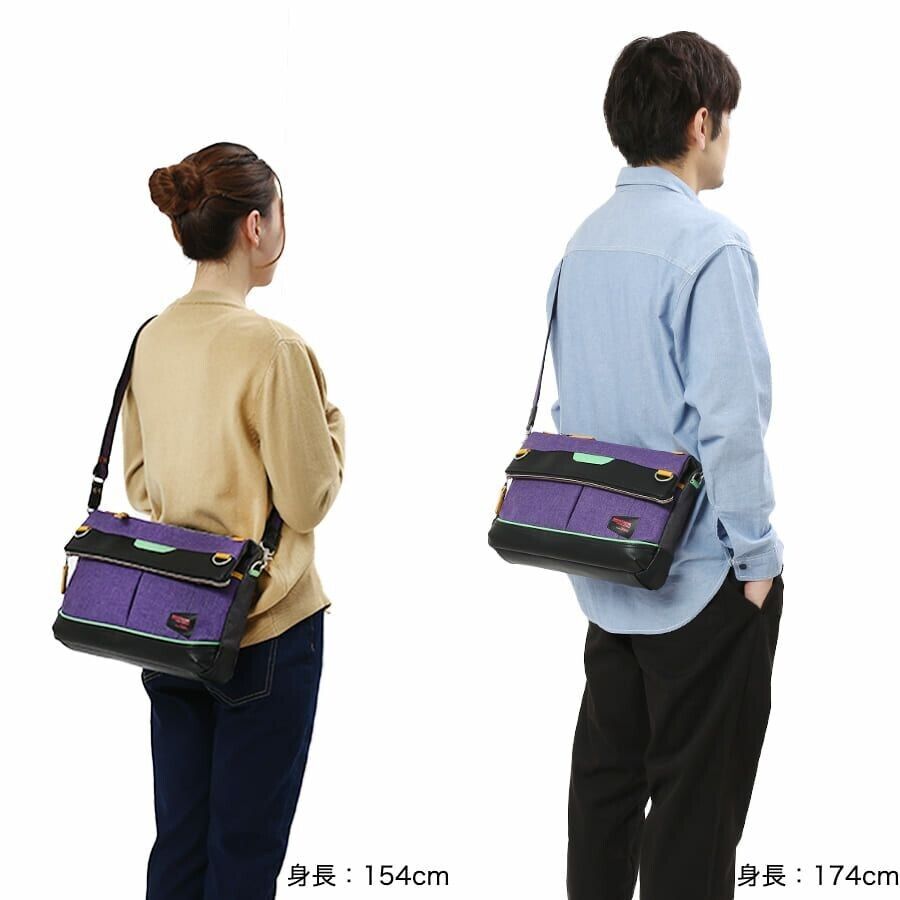 Evangelion Unit 01 Shinji Ikari Shoulder Bend Bag Moustache Japan Limited