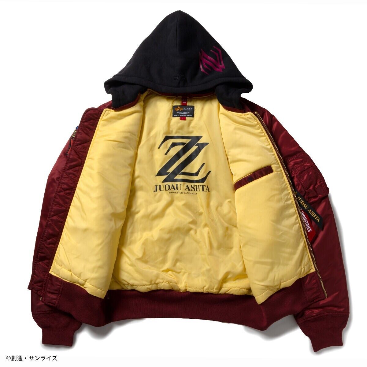 Mobile Suit Gundam ZZ Judau Ashta Model STRICT-G ALPHA MA-1 NATUS Jacket XL