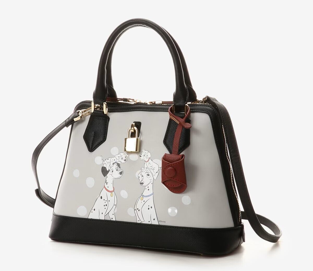 One Hundred and One 101 Dalmatians Pongo Perdita 2way Shoulder Bag Leather Women