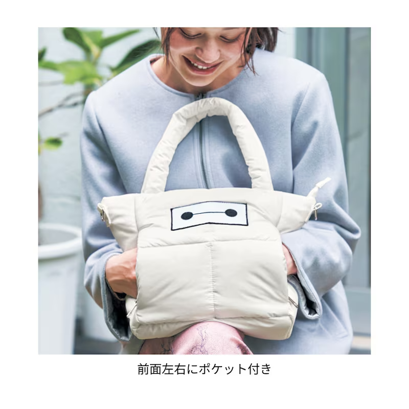 Disney Big Hero 6 Baymax Quilting 2way Shoulder Bag Unisex Japan Limited