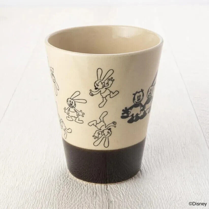 Disney Oswald the Lucky Rabbit MASHICO Tumblr Cup 190ml Multi Pattern Black