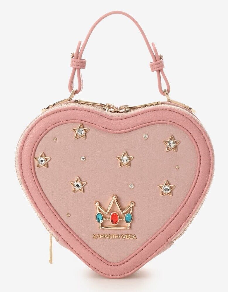 Nintendo Super Mario Bros PRINCESS PEACH COLLECTION Heart Shoulder Bag Samantha