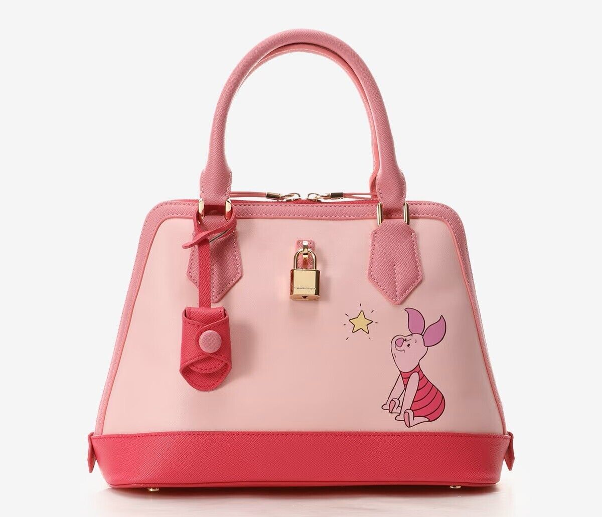 Disney 100th Anniversary Winnie the Pooh Piglet 2way Shoulder Bag Leather Women