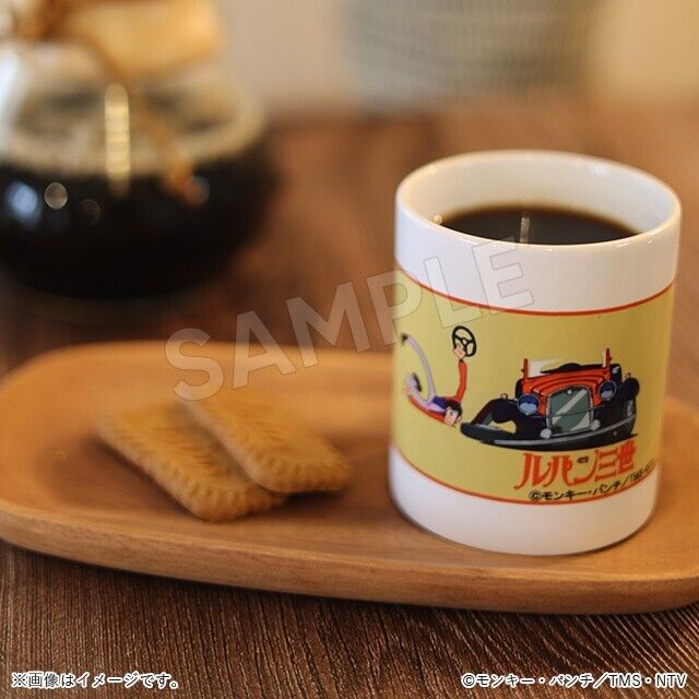 Lupin III the Third Part2 Eyecatch Mug Cup Porcelain Mercedes SSK Japan Limited