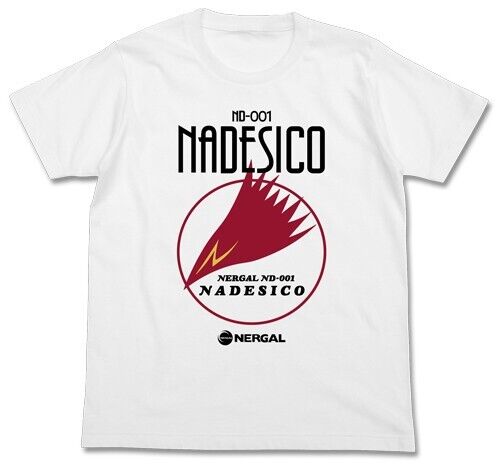 Martian Successor Nadesico T-shirt White L Size Japan Limited Cosplay