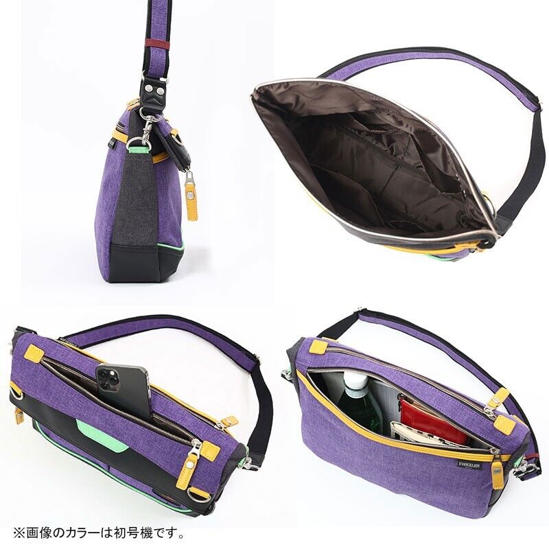 Evangelion Unit 01 Shinji Ikari Shoulder Bend Bag Moustache Japan Limited