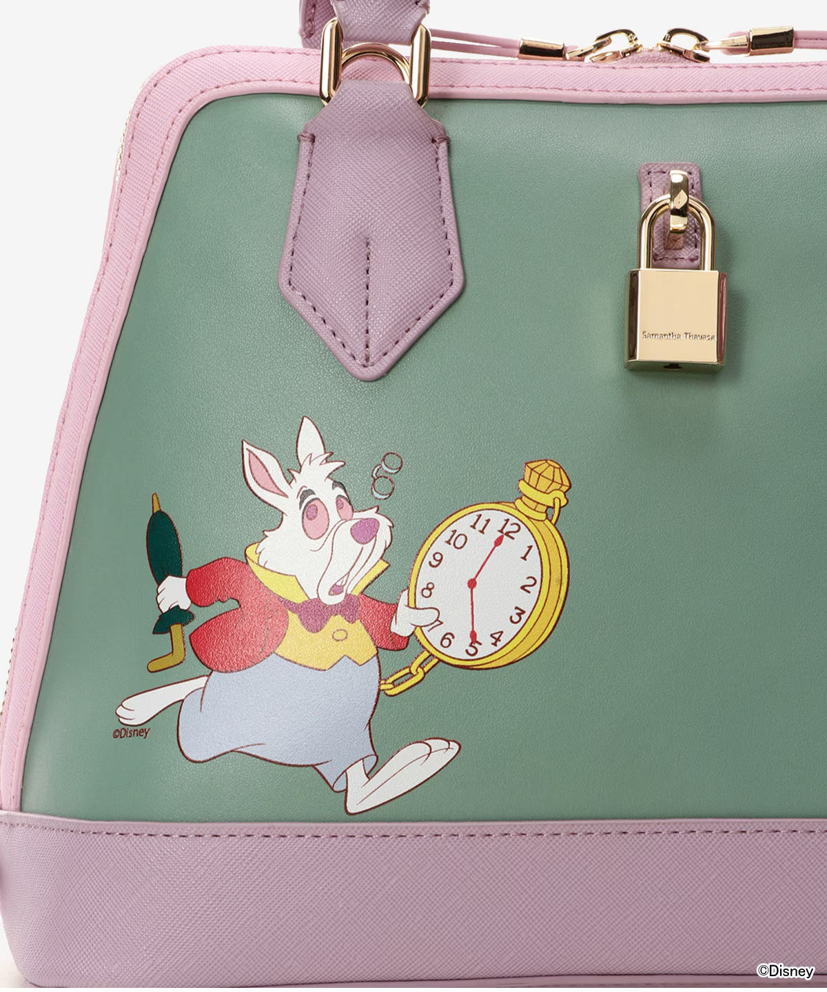 Disney 100th Anniversary Alice in Wonderland White Rabbit 2way Shoulder Bag