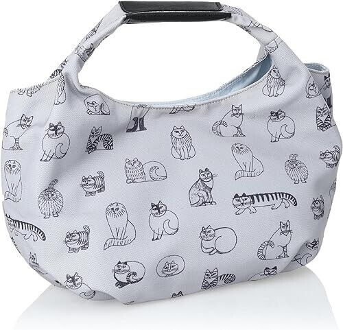 Lisa Larson Sketch Cats Balloon Tote Bag 5L Gray Women